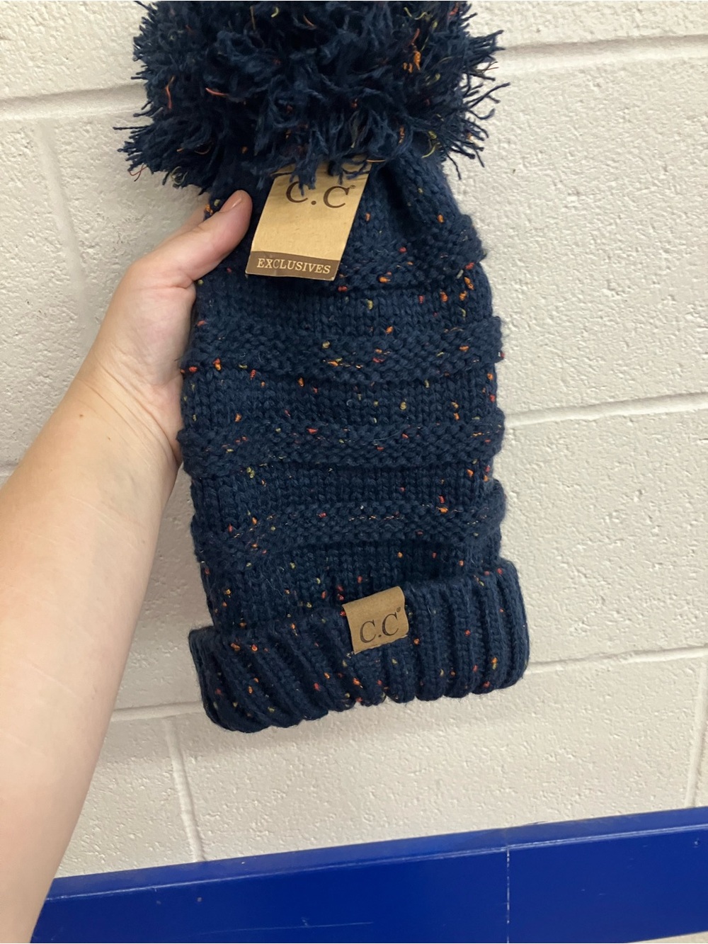 NWT Navy Beanie